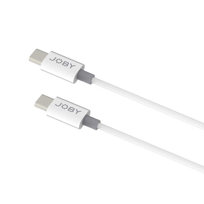 JOBY JOBY USB-C - USB-C PD ケーブル 2m ホワイト Type-Cオス・オス /USB Power Delivery対応 JB01820BWW JB01820BWW