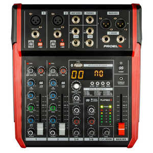 PROEL コンパクトミキサー6ch エフェクター内蔵 MP3録再 Blutooth搭載 PLAYMIX6JP PROEL コンパクトミキサー6ch エフェクター内蔵 MP3録再 Blutooth搭載 PLAYMIX6JP