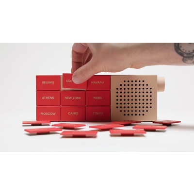 palomar the CityRadio ワイヤレス　スピーカー アントレックス Bluetoothスピーカー Palomar パロマー Red