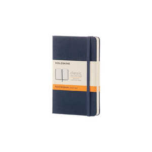 MOLESKINE カラーノート ノートブック ハードカバー ルールド(横罫) Sブルー Pocket MM710B20