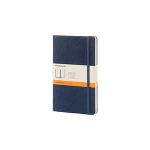 MOLESKINE カラーノート ノートブック ハードカバー ルールド(横罫) Sブルー Large QP060B20