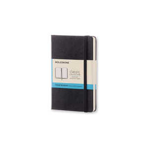 MOLESKINE クラシック ノートブック ハードカバー ドット ブラック Pocket MM713