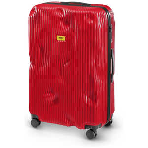 ＜コジマ＞ クラッシュバゲッジ スーツケース L100L ストライプコレクション RED CB153