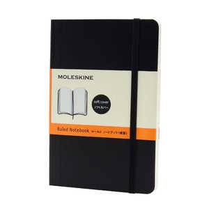 MOLESKINE クラシック ノートブック ソフトカバー ルールド(横罫) ブラック Pocket QP611