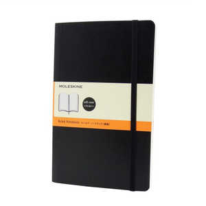 MOLESKINE クラシック ノートブック ソフトカバー ルールド(横罫) ブラック Large QP616