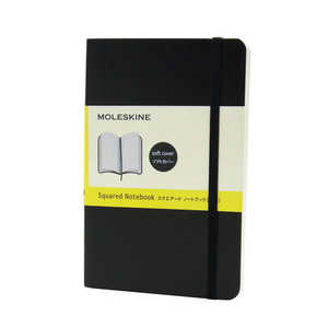 MOLESKINE クラシック ノートブック ソフトカバー スクエアード(方眼) ブラック Pocket QP612 MOLESKINE クラシック ノートブック ソフトカバー スクエアード(方眼) ブラック Pocket QP612
