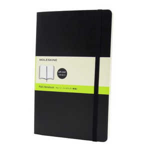 MOLESKINE クラシック ノートブック ソフトカバー プレーン(無地) ブラック Large QP618 MOLESKINE クラシック ノートブック ソフトカバー プレーン(無地) ブラック Large QP618