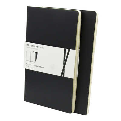MOLESKINE ヴォラン ノートブック2冊セット ソフトカバー プレーン 