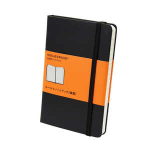MOLESKINE クラシック ノートブック ハードカバー ルールド(横罫) ブラック Pocket MM710