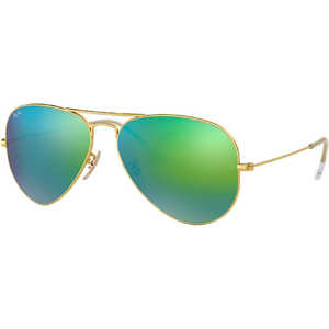 レイバン AVIATOR LARGE METAL 112/19 58mm マットゴールド/グリーンミラー RB3025_ レイバン AVIATOR LARGE METAL 112/19 58mm マットゴールド/グリーンミラー RB3025_