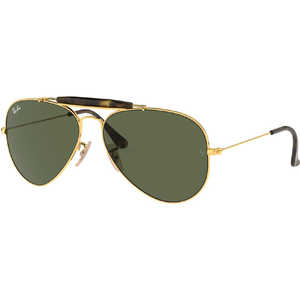 レイバン サングラス OUTDOORSMAN II RB3029 181 62mm ゴールド/グリーンクラシックG-15 