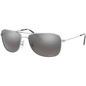 レイバン Ray-Ban サングラス CHROMANCE RB3543 003/5J 59mm シャイニーシルバー/偏光シルバーミラークロマンス RB3543