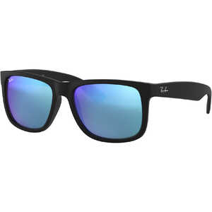 レイバン JUSTIN 622/55 58mm ブラックラバー/ブルーミラー RB4165F_ レイバン JUSTIN 622/55 58mm ブラックラバー/ブルーミラー RB4165F_