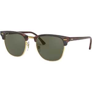 レイバン Ray-Ban サングラス CLUBMASTER RB3016F 990/58 55mm レッドハバナ/ポラライズドグリーンクラシックG-15