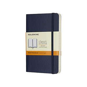MOLESKINE カラーノート ノートブック ソフトカバー ルールド(横罫) Sブルー Pocket QP611B20 MOLESKINE カラーノート ノートブック ソフトカバー ルールド(横罫) Sブルー Pocket QP611B20