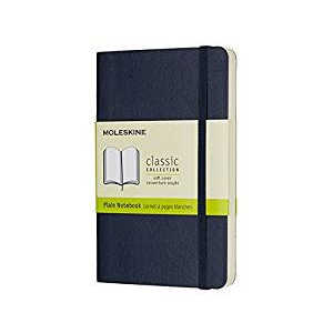 MOLESKINE カラーノート ノートブック ソフトカバー プレーン(無地) Sブルー Pocket QP613B20