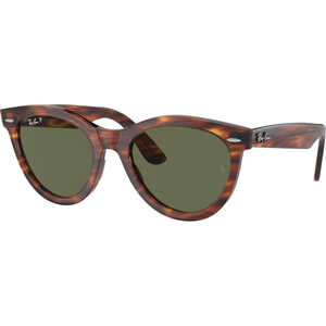 レイバン サングラス WAYFARER WAY(Low Bridge Fit) RB2241F 954/58 54mm ストライプハバナ/グリーンポラライズド レイバン サングラス WAYFARER WAY(Low Bridge Fit) RB2241F 954/58 54mm ストライプハバナ/グリーンポラライズド