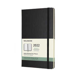 MOLESKINE 12か月ウィークリーダイアリー [ブラック/ハードカバー/ラージ] DHB12WN3Y22