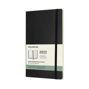 MOLESKINE 12か月ウィークリーダイアリー [ブラック/ソフトカバー/ラージ] DSB12WN3Y22