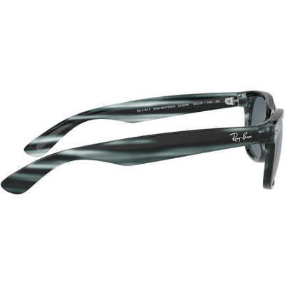 オシャレ レイバン RB2132F 6432/R5 ストライプ ブルーハバナ レイバン Ray-Ban サングラス NEW WAYFARER RB2132F 6432R5 58mm