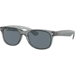 レイバン Ray-Ban サングラス NEW WAYFARER RB2132F 64503R 55mm トランスペアレントグレー/ダークブルーポラライズド RB2132F_64503R55