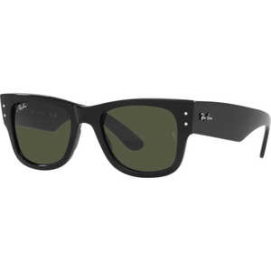 レイバン Ray-Ban サングラス MEGA WAYFARER RB0840SF 901/31 52mm ブラック/グリーン RB0840SF_9013152