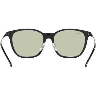 レイバン RayBan サングラス 55mm ポリッシュブラック/グリーン