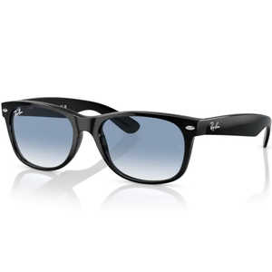 レイバン RayBan サングラス NEW WAYFARER 55mm ポリッシュブラック/ブルー RB2132F 9013F55