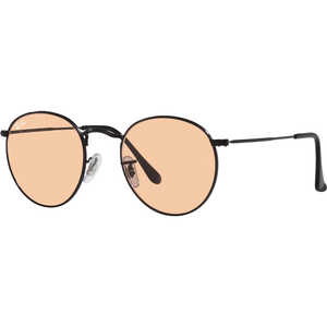 レイバン RayBan サングラス ROUND METAL WASHED LENSES 50mm ポリッシュブラック/ピンク RB3447 0024B50