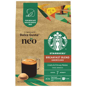ネスレ日本 ネスカフェ ドルチェ グスト ネオ スターバックス ブレックファーストブレンド 12P NEOSXB121 ネスレ日本 ネスカフェ ドルチェ グスト ネオ スターバックス ブレックファーストブレンド 12P NEOSXB121
