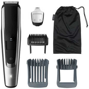 フィリップス　PHILIPS ヘアカッター/ヒゲトリマー Beardtrimmer series 5000 シルバー&ブラック [交流充電式] BT551160