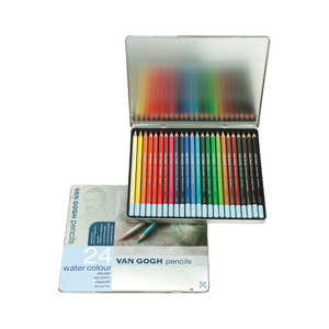 饯ѥ ̿ɮ 󥴥åۿ̿ɮ 12å(᥿륱) Van Gogh Pencils 24 water colour T97740024