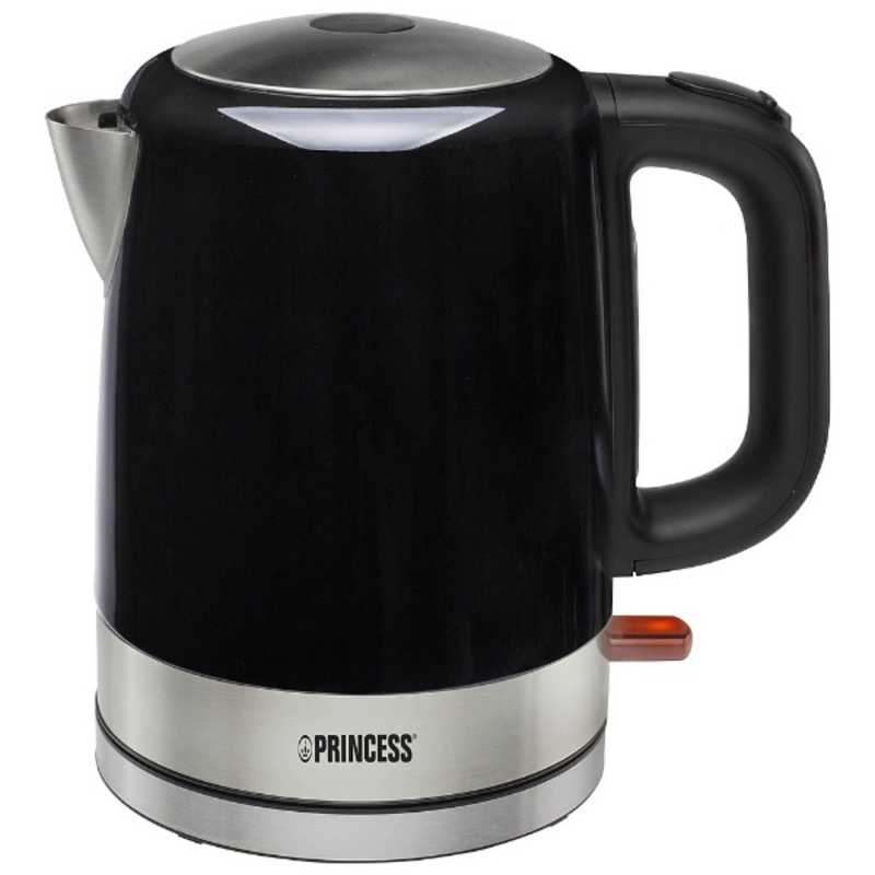 プリンセス プリンセス 電気ケトル Kettle Stainless Steel Deluxe [1.0L] 236000BK ブラック 236000BK ブラック