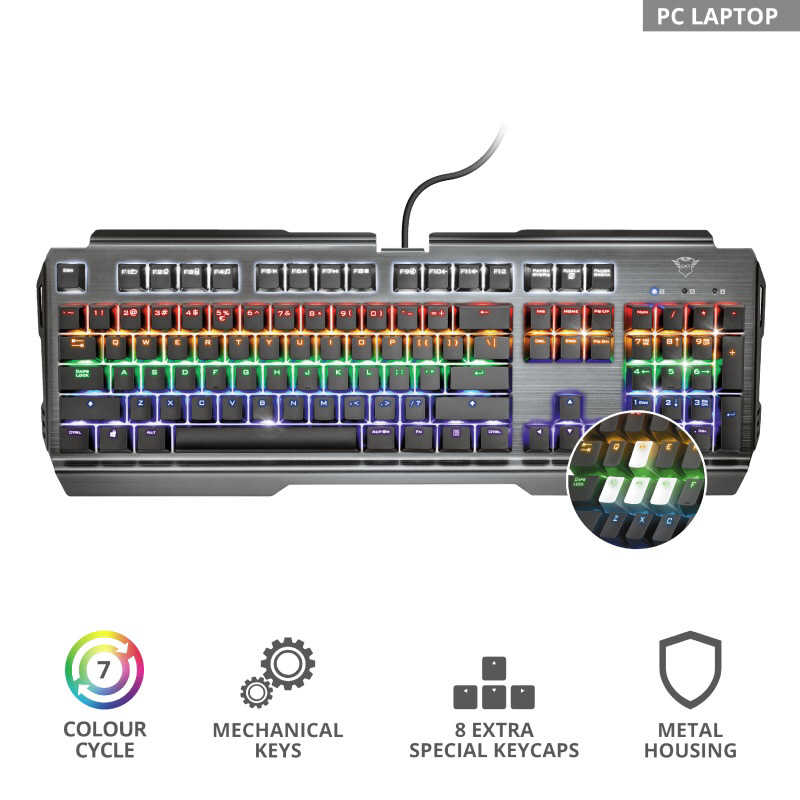 トラスト トラスト GXT 877 Scarr Mechanical Gaming Keyboard [USB/有線] 23385 23385