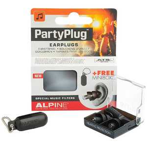 ALPINE イヤープラグ HEARING PROTECTION (ブラック) PartyPlug BLK PARTYPLUGBLK