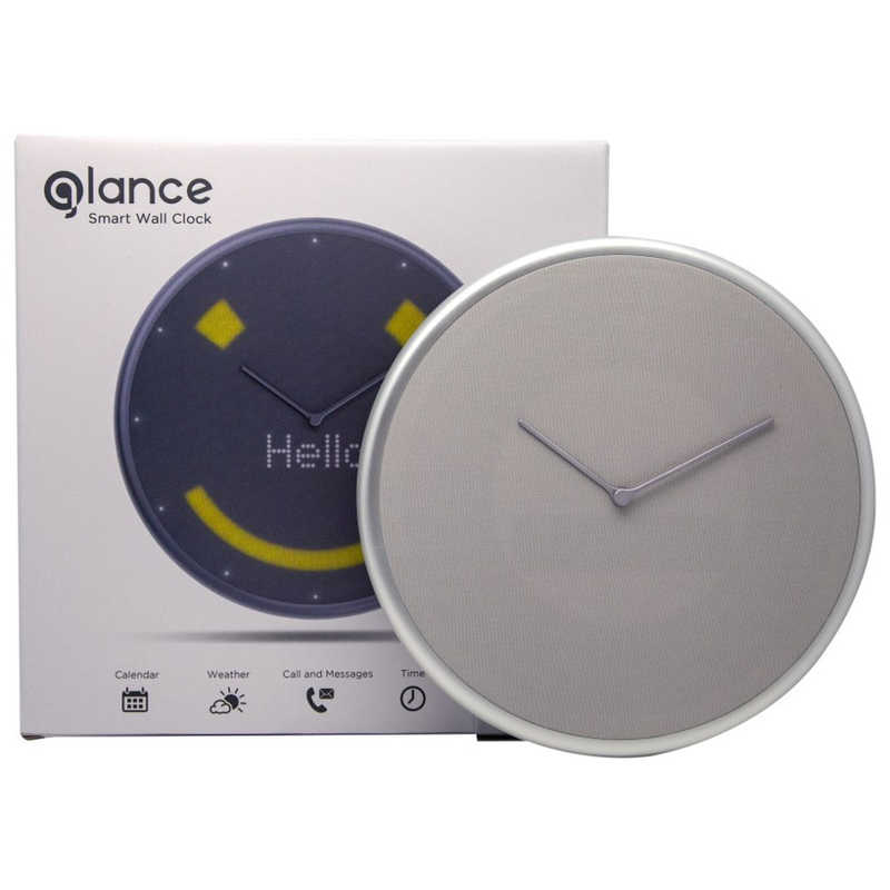 ビーラボ ビーラボ IoTクロック Glance Clock Silver GC-US-SLV-01(Sil GC-US-SLV-01(Sil