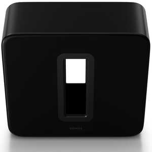 SONOS ワイヤレスサブウーファー Sonos Sub(Gen3) ブラック [Wi-Fi対応] SUBG3JP1BLK