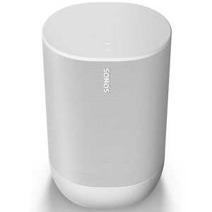 SONOS WiFiスピーカー Sonos Move ルナーホワイト [防滴 /Bluetooth対応 /Wi-Fi対応] MOVE1JP1