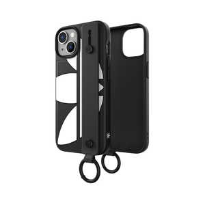 アディダス iPhone 14 6.1インチOR handstrap case new FW22 blackwhite 50213