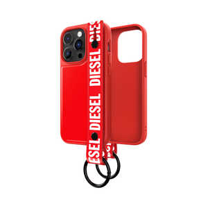 DIESEL iPhone 14 Pro 6.1インチ Handstrap Case FW22 redwhite 50287
