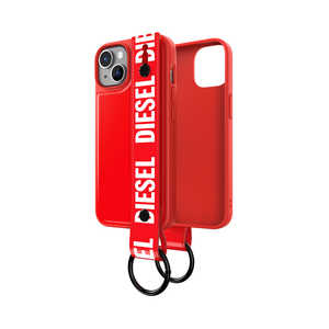 DIESEL iPhone 14 6.1インチHandstrap Case FW22 redwhite 51496