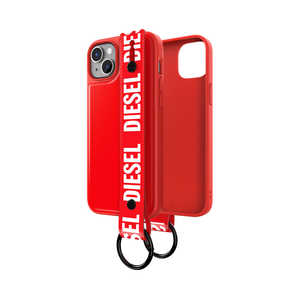 DIESEL iPhone 14 Plus 6.7インチ Handstrap Case FW22 redwhite 51498