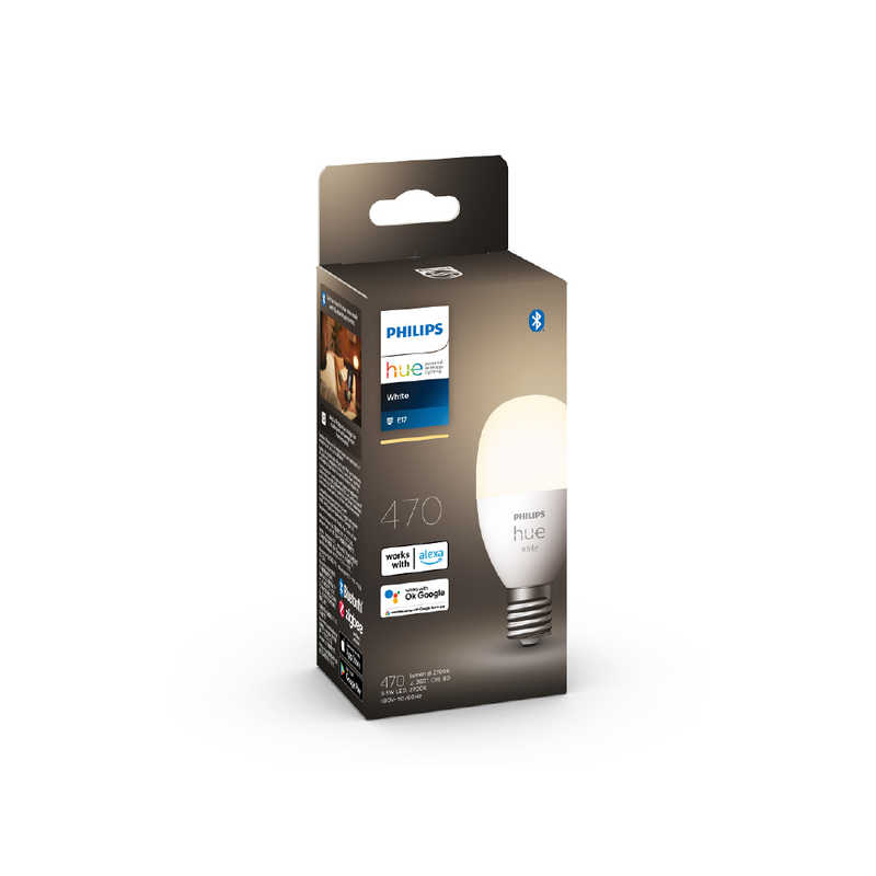 フィリップス　PHILIPS フィリップス　PHILIPS Philips Hue ホワイトシングルランプ E17 Bluetooth +Zigbee シグニファイ PLH64WB PLH64WB