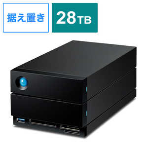 エレコム　ELECOM 外付けHDD Thunderbolt 3接続 (Thunderbolt 3 / USB-A / DisplayPort / CF･SD･CFexpressカードリーダー) [28TB /据え置き型] STLG28000400