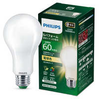 フィリップス PHILIPS LED電球 60形相当 電球色 SパフォームLED電球