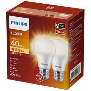 եåץ PHILIPS Philips LEDŵ 40W E26 2 ŵ忧 E26 /ŵ /40W /ŵ忧 /2 /۸ס LDA4L-G/E/K/2P