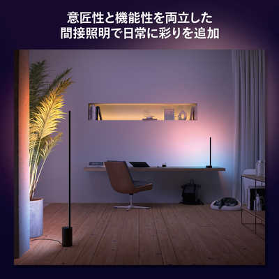Philips Hue シグネ グラデーションフロアライト PHSIFLB 楽天市場】PHILIPS PHSIFLB ブラック Hue シグネ [フロアランプ