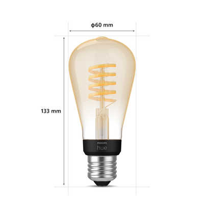 Philips Hue フィラメント ホワイトグラデーション E26 5個 フィリップス PHILIPS Philips Hue フィラメント ホワイト