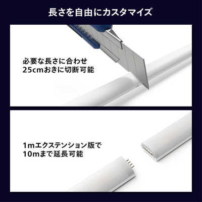 Philips Hueグラデーションライトリボン 1m エクステンション