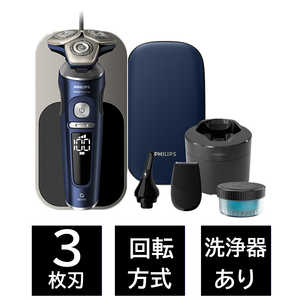 フィリップス PHILIPS 電気シェーバー S9000プレステージ ［回転刃 /AC100V-240V］ アドリアブルー SP9886/36